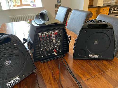 DJ Tech Stage Visa 200 Compact 140W Portable PA / Music System