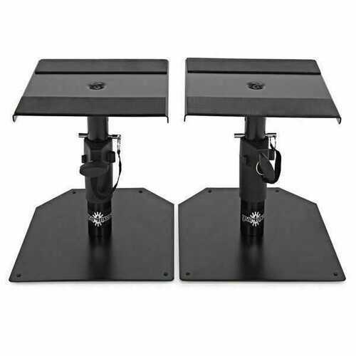 Height Adjustable Desktop Monitor Speaker Stands Pair