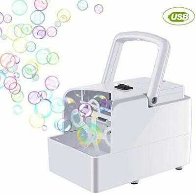 UOUNE Bubble Machine, Automatic Bubble Blower for Wedding and Party, Powered by