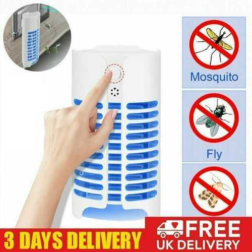 Electric UV Mosquito Fly Insect Killer Bug Zapper Trap Lamp Plug in Light UK