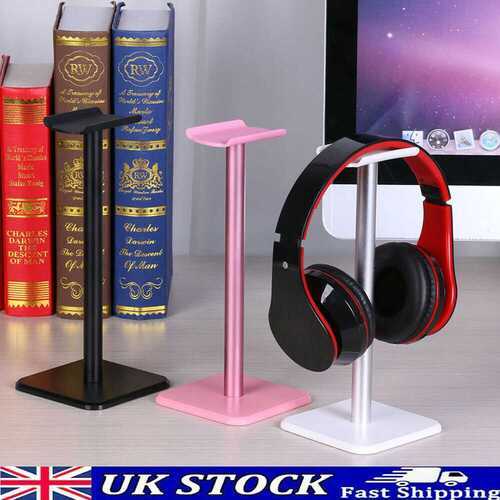 Universal Aluminum Earphone Headset Holder Hanger Headphone Display Stand UK