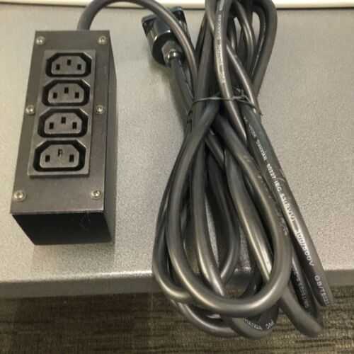 Bulgin To Iec Cable And Box 4m Cable Brand New