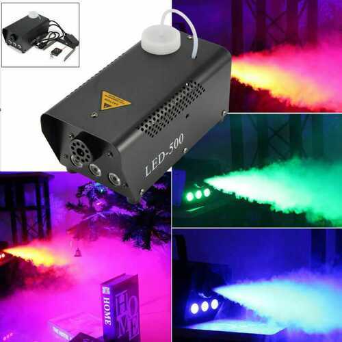 Smoke Machine Fog Haze Effect W/Wireless Remote Control Halloween DJ Disco Party