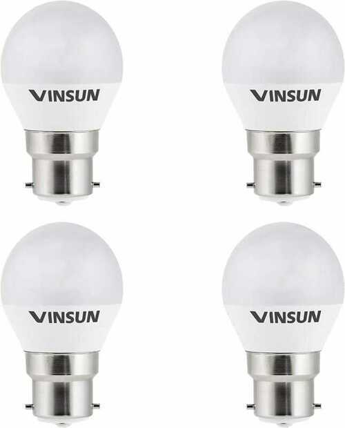 VINSUN B22 LED Bulb 5W, 40W Light Bulbs, Warm White 2700K, 400lm, Golf...