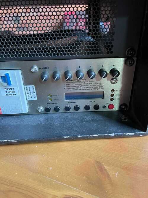 anytronics D612 series 192 6 x 12A/channel Dimming / switching pack.