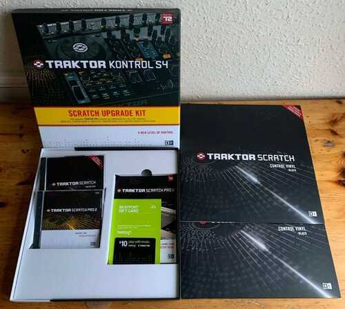 Traktor Kontrol S4 Scratch Upgrade Kit - Complete - with Control Vinyl + CDs