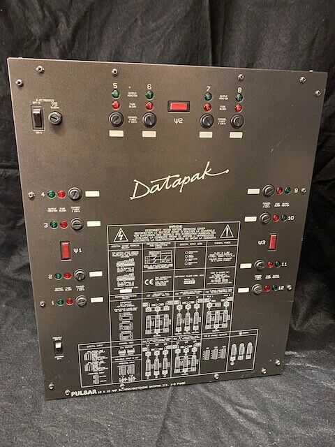 Pulsar DataPak 3 Stage Lighting Dimmer 12x10A Hardwired DMX