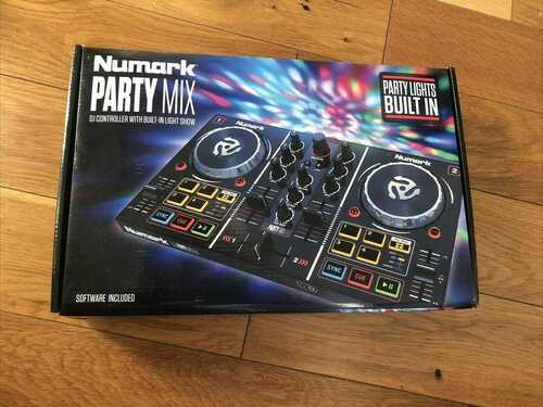 Numark Party Mix DJ Controller w/ Built In Light Show + Serato DJ Lite Software