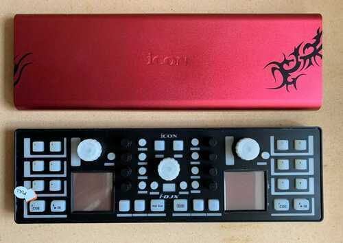 ICON iDJX WITH PROTECTIVE I-COVER, USB MIDI DJ CONTROLLER, COMPACT, PORTABLE