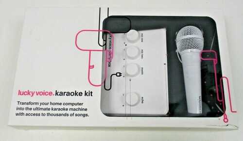 LUCKY VOICE Karaoke Kit BNIB.