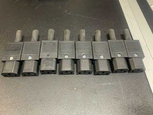 8 x Bulgin IEC Connectors (heavy duty re-wireable). PX0587