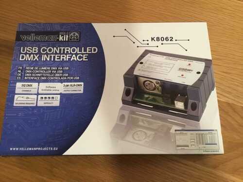Velleman k8062 usb controlled dmx interface diy soldering kit