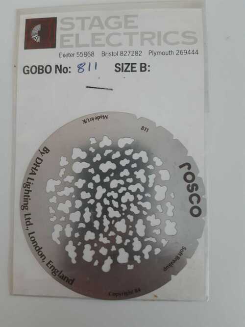 Rosco DHA Metal Gobo 811 - Size B Soft Breakup Theatre