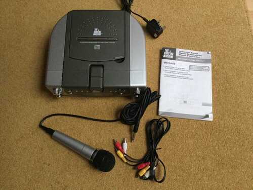 Singing Machine smvg-608 cd graphics karaoke system