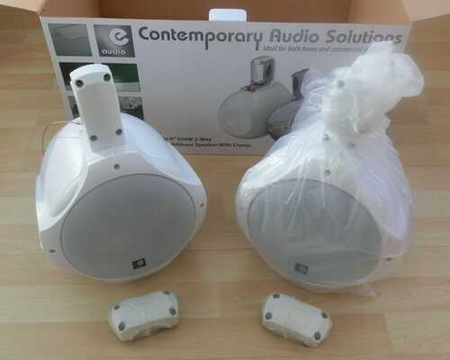 SoundLab Hi Fi Speakers Installation B407A 8 ohm 260watt 2 way White.Pair 3 of 3