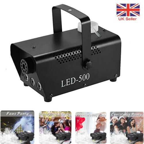 500W RGB Fog Machine Smoke Machine Wireless DJ Disco Wedding KTV Party Decor