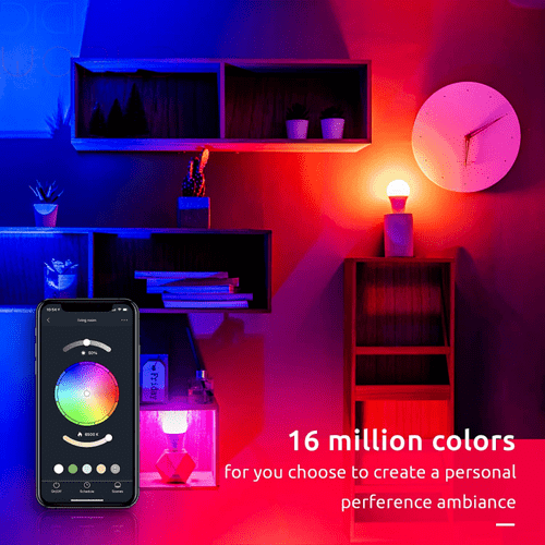 Alexa Smart WiFi Light Bulbs E27 Screw by LUMIMAN RGBCW Colour 7.5w,...