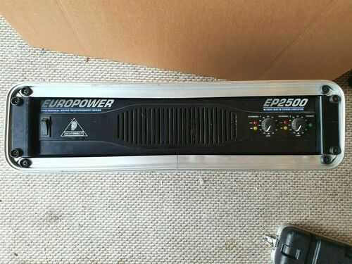 Behringer Europower ep 2500 + 2u flight case - please read description