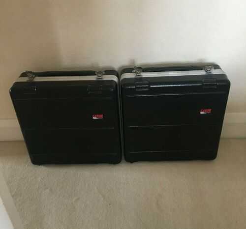 Gator DJ Turntable Flight Cases X 2