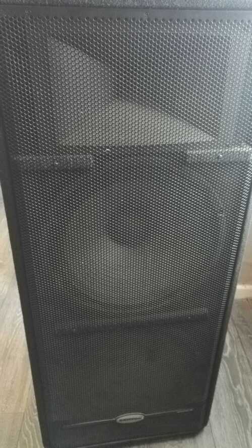 samson resound rs215hd dual sub speaker