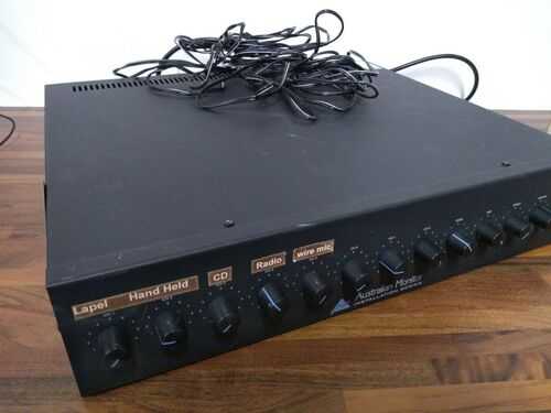 Australian Monitor ACM 120 XL Amplifier AMP Installation Series - BIS