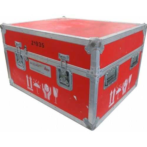Large Metal Storage Flight Case Red Colour w/ Inserts 77.5 x 63 x 46 cm All Good