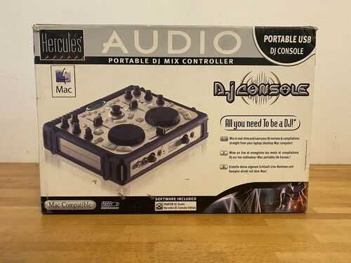 Hercules DJ Mixer Deck Control MP3 - Portable Controller Console + USB lead