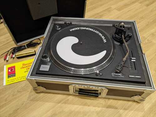 Citronic PD1 Mk3 Direct Drive Turntable/DJ Deck/Record Player + case