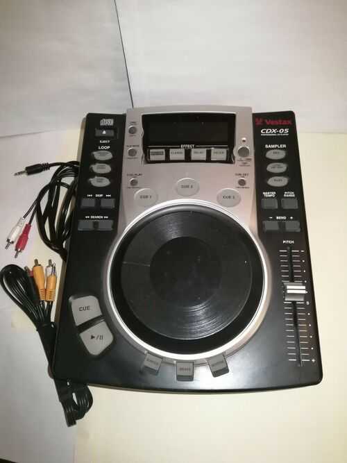 Vestax CDX-05 Professional CD player With Digital Vinyl Simulator