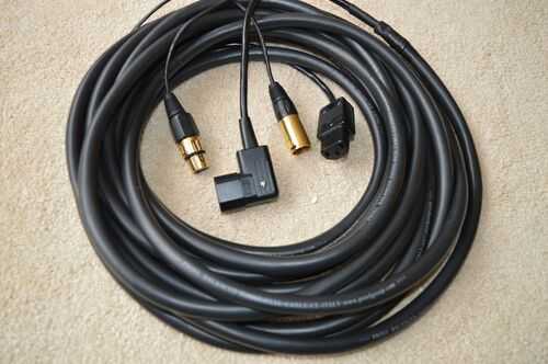 Proel, XLR / IEC Balanced Extension Cable - Mains Power and XLR Audio.