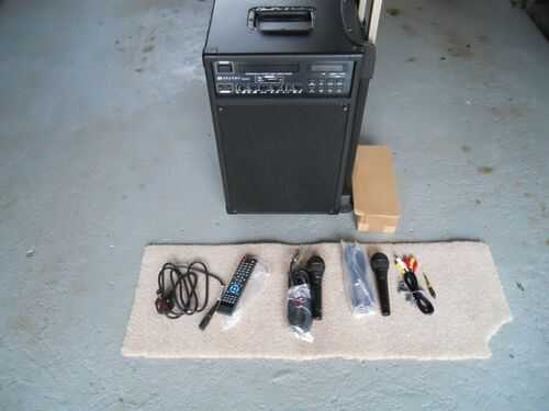 Skytec TEC070 Portable Amplifier, karaoke, USB, CD Player