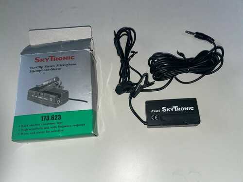 SkyTronic Tie-Clip Stereo Microphone 173.623