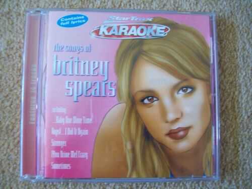 The Songs Of Britney Spears - Karaoke CD - Contains Full Lyrics