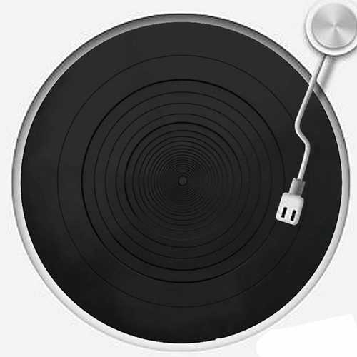 Phonograph Anti-vibration Silicone Anti Static Record Pad LP Player Reduce Shock