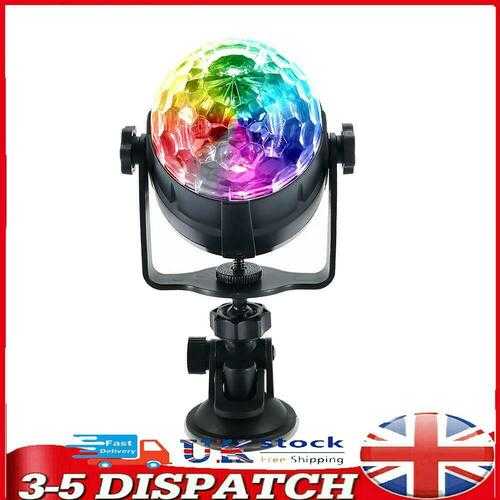 15 Colors LED Magic Effect DJ Disco Ball Sound Activated RGBP Stage Light #KY