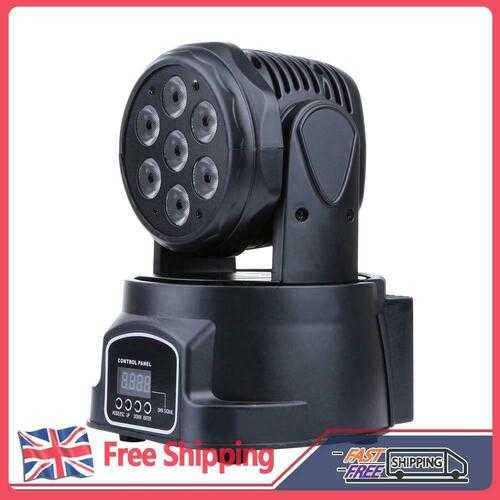 7x10W RGBW LED Moving Head Light Club Party Stage Lighting Lamp