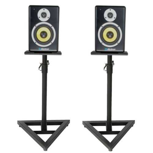 2pcs Monitor Speaker Stands Adjustable DJ Studio Monitor Stands Steel New