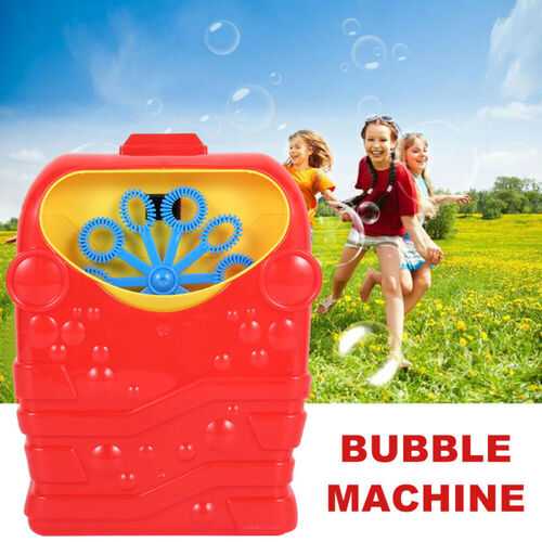 Electric Bubble Blower Machine Maker hand heldDisco Club Children Party Wedding