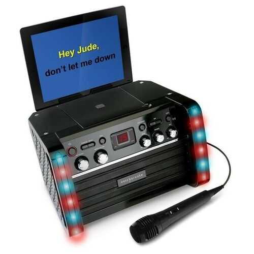 Easy Karaoke EKS213-PBT Bluetooth Karaoke Machine PortableMains and Battery