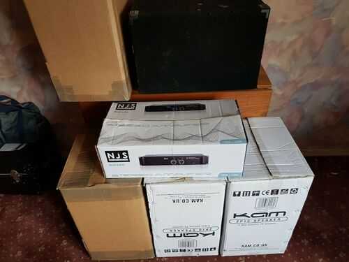 used dj equipment comprising of Mixer/CD players, Speakers and Amp