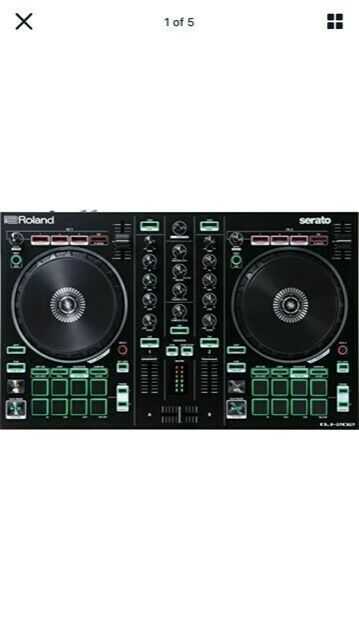 Roland DJ-202 DJ Controller, Two-Channel, Four-Deck Controller For Serato DJ