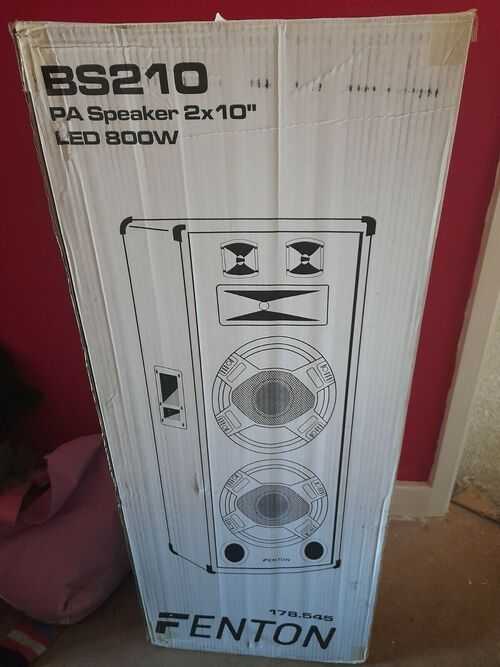 pa speaker 2x10 led 800watts