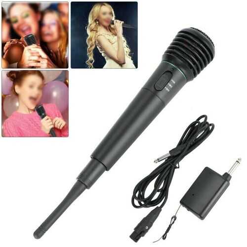 Professional Wireless Handheld Microphone Mic System Home Party Karaoke Singing