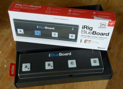 iRig BlueBoard Wireless MIDI controller / page turner - bluetooth