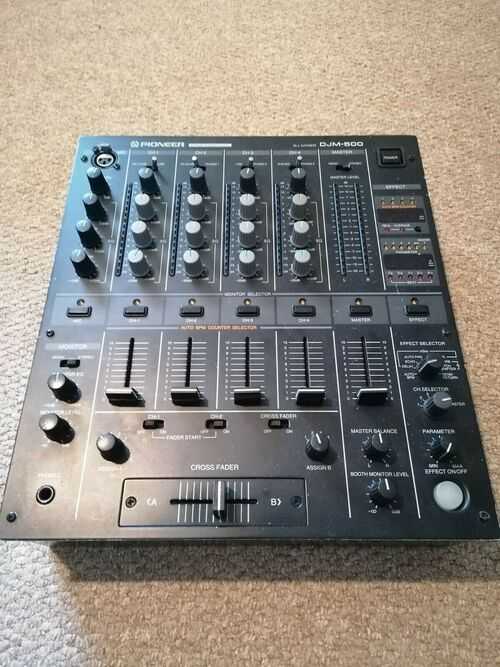 Pioneer DJM 500 DJ mixer + cover, Great conditions, fully working, PRO DJ Mixer
