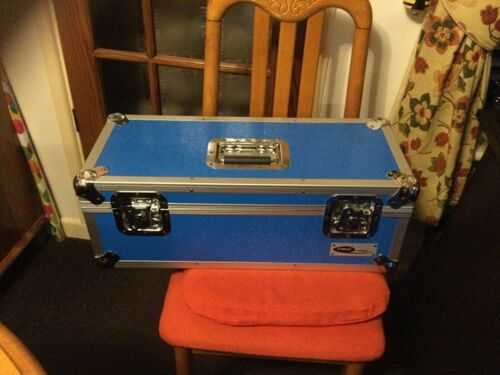 Neo media vinyl records storage case for 200 singles