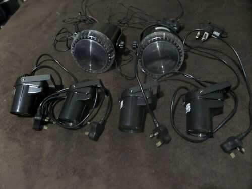 led disco party lights All led 2 x Elfin and 4 x mini spots yellow 10 watts