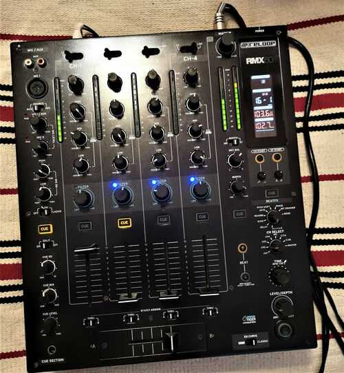 Reloop RMX-60 - 4-Channel Professional Club DJ Mixer RMX60 For CDJ or Turntables