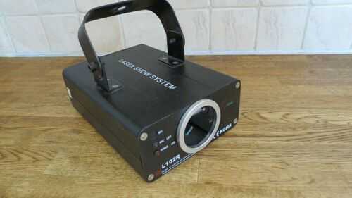 Laser show system DJ Disco Home Party Red sound activation