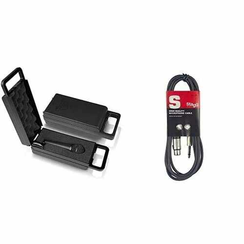 Behringer XM8500 Ultravoice Dynamic Cardioid Vocal Microphone and Stagg 6m XLR